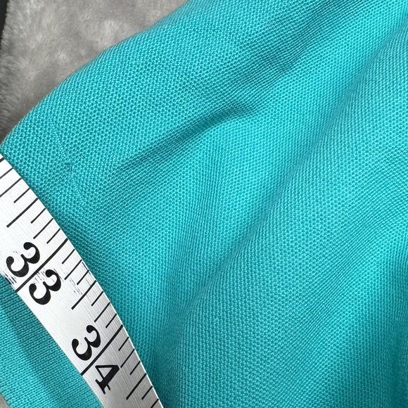 Tommy Bahama Men’s Turquoise Blue 100% Cotton Polo Embroidered Chest Shirt XL - Picture 4 of 16
